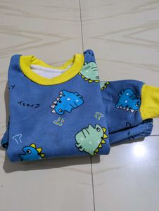 Cute Dino Pajama Set
