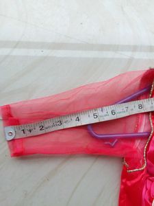 Girls&#39; Red Ruffled Party Dress