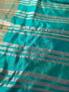 Green Cotton Saree