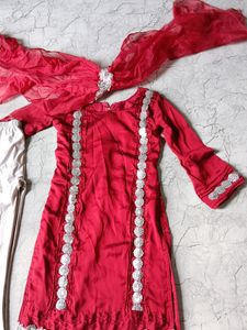 Pakistani Dress Frill Organza Dupatta