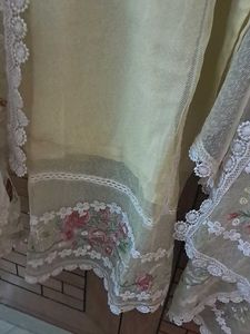 Like New Kota Doriya Suit With Embroidery  Duppata