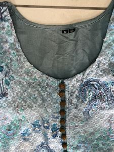Elegant Blue Printed Kurta