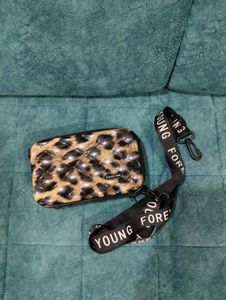 Leopard Print Crossbody Bag