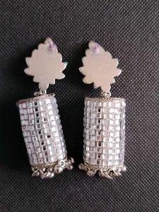 Mirrored Dangle Earrings