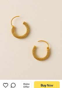 free🎋Donation Gold Hoop Earrings