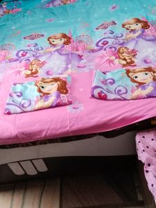 Designer Doll Bedsheet Full Size