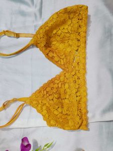 🇳🇿💫🎀Lace Bralette - Mustard Yellow