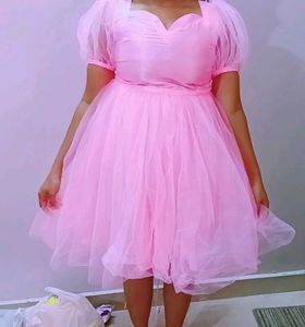 Pink Tulle Dress Birthday Dres