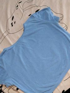 Light Blue Crop Top