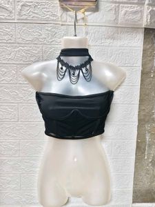 Black Corset Top Small Size