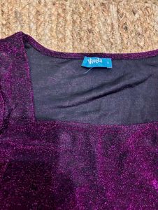 Sparkly Purple Top