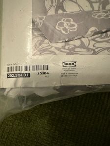 🛏️ IKEA KLANGLILJA Duvet Cover Set (Full/Queen)