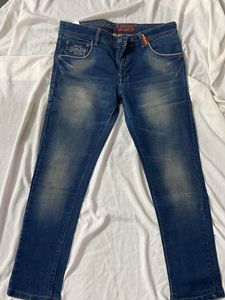 Strips Denim Jeans For Men