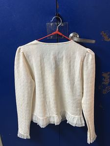 Elegant Cream Tweed Jacket