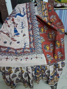 GentlyUsed Hand-Painted KalamkariSaree With Blouse
