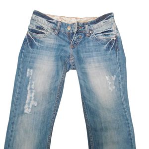Y2K LOW WAIST BLUE JEANS