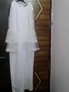 Shein White Midi Dress