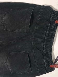 Stylish Black Denim Pants