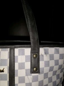 Checkered Tote Bag
