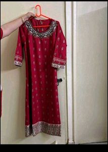 W embellished kurta