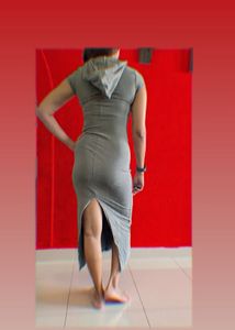 H&amp;M Size XS Hooded Bodycon Dress