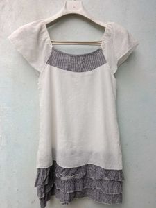 New With Tag Korean Half Long Cute Top