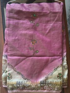 Beautiful Super Net Saree With Embroidery