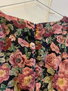 Mango Floral Gathered Dress