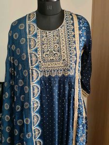 Elegant Blue Kurta Set