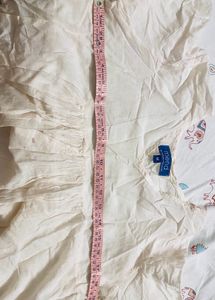 Pure linen Off White Dress