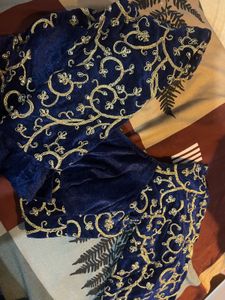 Elegant Blue Lehenga Choli