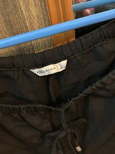 Black Drawstring Lounge Pants
