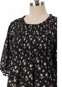 Floral Smocked Top