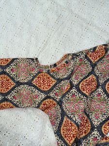 Anarkali Style Cut Shoulder Dress/Kurta