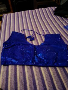 beautiful party wear  saree with blouse