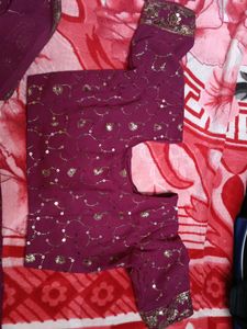 Full sequence work saree