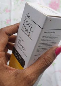 Deconstruct GEL SUNSCREEN