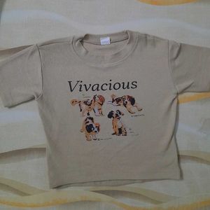 Vivacious Puppy Tee