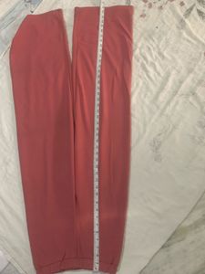 Coral Pink Wide Leg Pants
