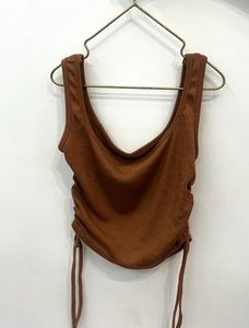 Street Style Store Brown Tank Top