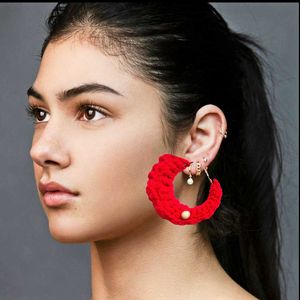 Crochet Flower Earrings