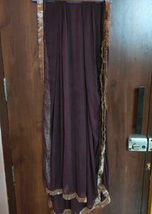 Anarkali Long Dress Brown Colour