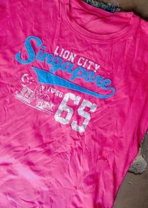 Singapore Lion City Pink T-Shirt