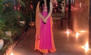 Orange Pink Suit