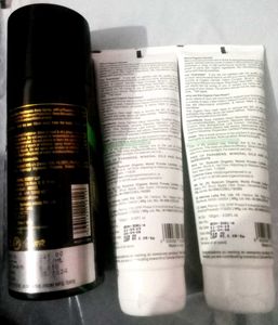 (2)Organic Harvest Face Wash + (1) Deodorant Free