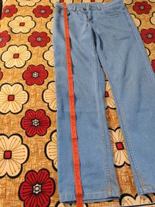 Light Wash Blue Denim Jeans