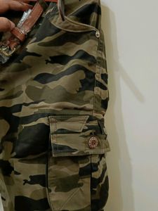 Camouflage Print Boys Capri