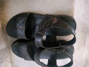 Comfortable Black Sandals Pure Leather