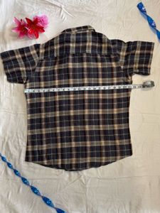 Checked Short Sleeve Shirt