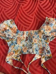 Floral Crop Top